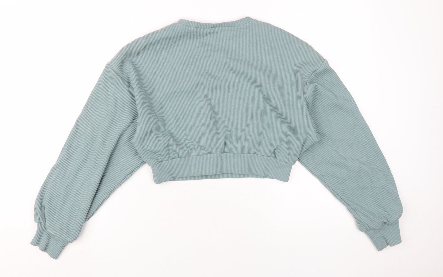 BO+TEE Womens Blue Pullover Sweatshirt L