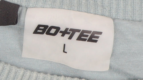 BO+TEE Womens Blue Pullover Sweatshirt L