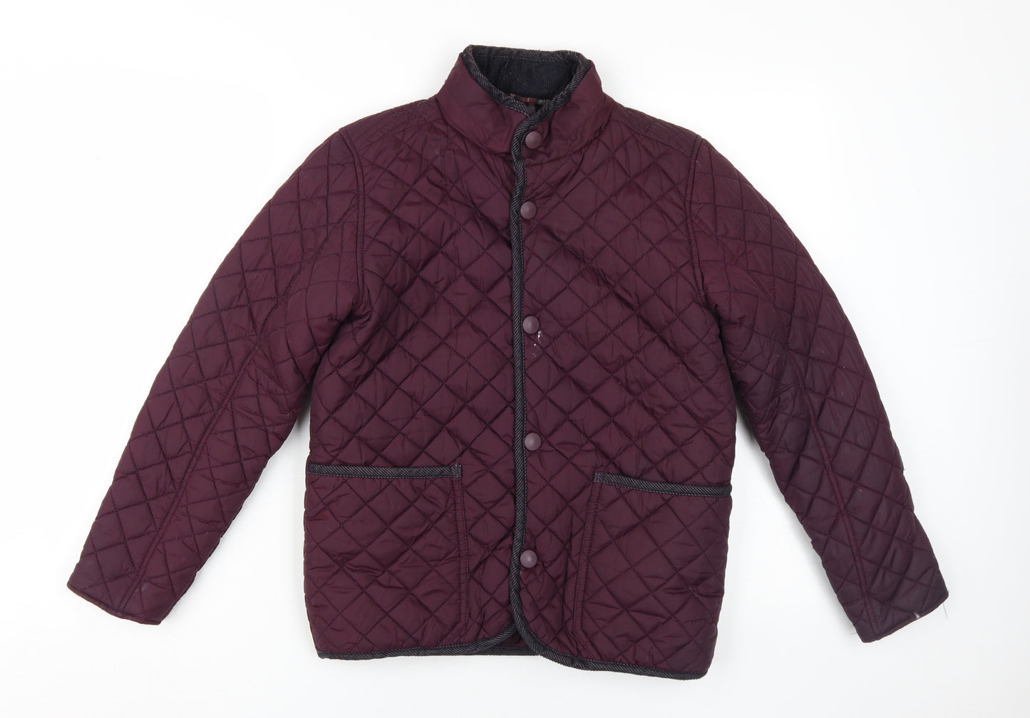 Next Boys Burgundy Quilted Puffer Jacket 12 Years