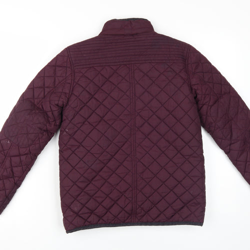 Next Boys Burgundy Quilted Puffer Jacket 12 Years