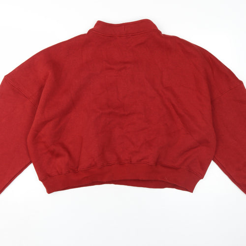 PrettyLittleThing Women's Red Pullover Sweatshirt L