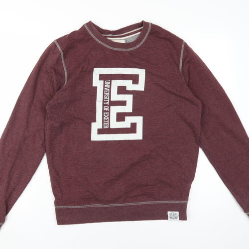Epona Men's Red Pullover Sweatshirt, M, University Style