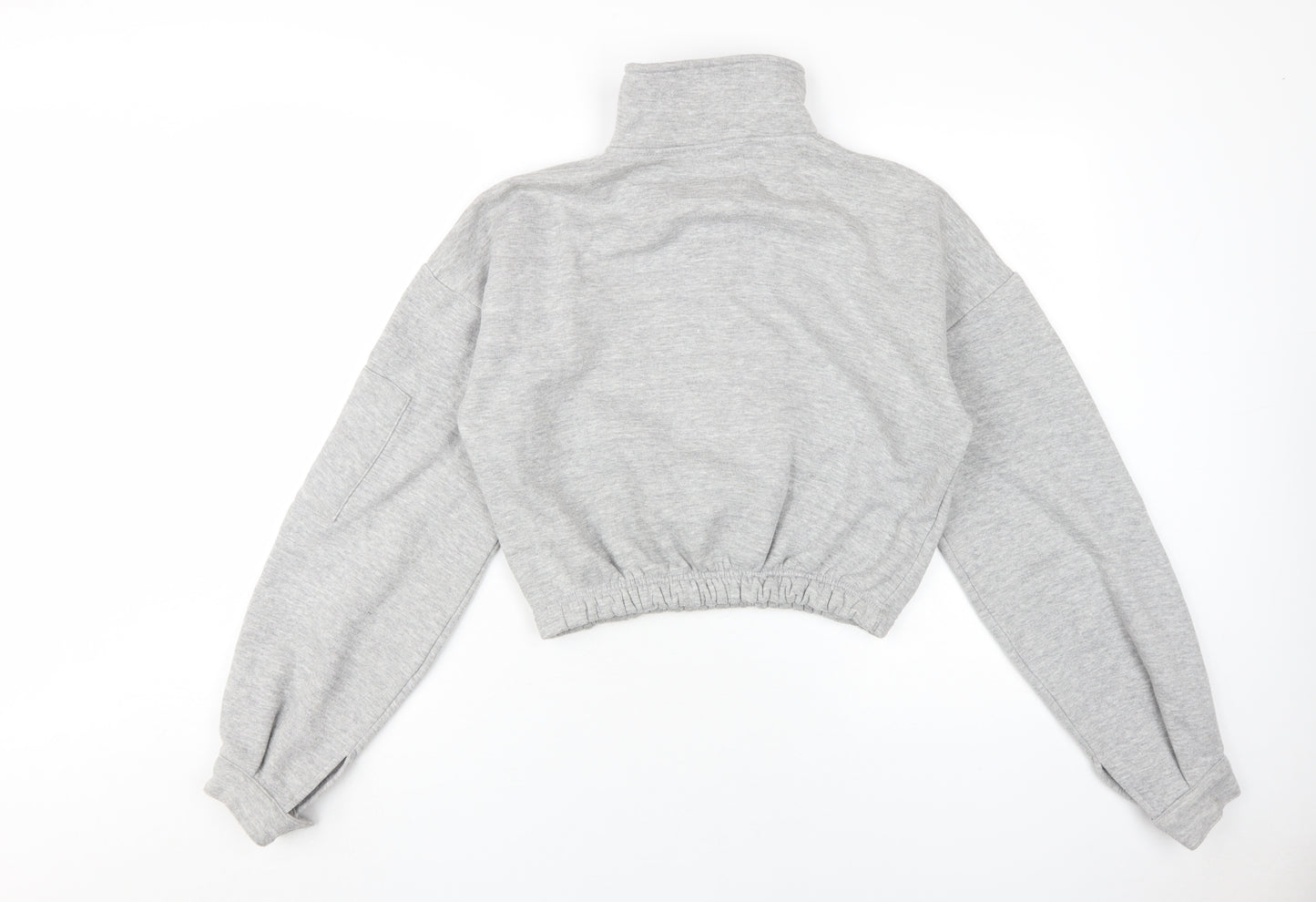 PrettyLittleThing Women's Grey Pullover Sweatshirt S