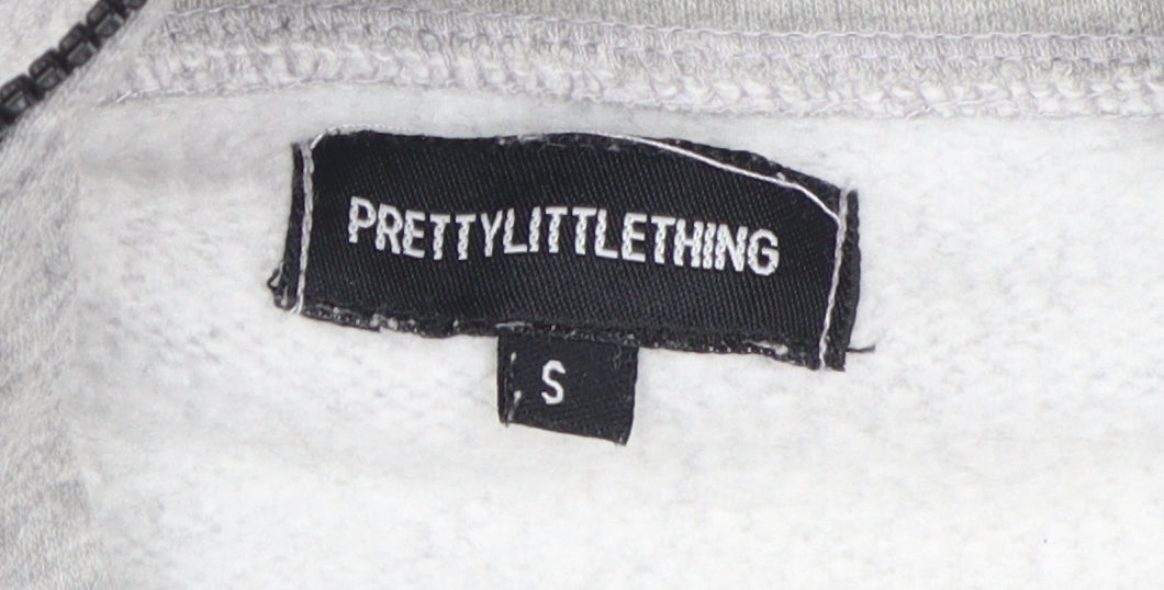 PrettyLittleThing Women's Grey Pullover Sweatshirt S