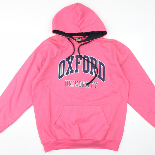 Oakridge Unisex Pink Hoodie, Large, University Style