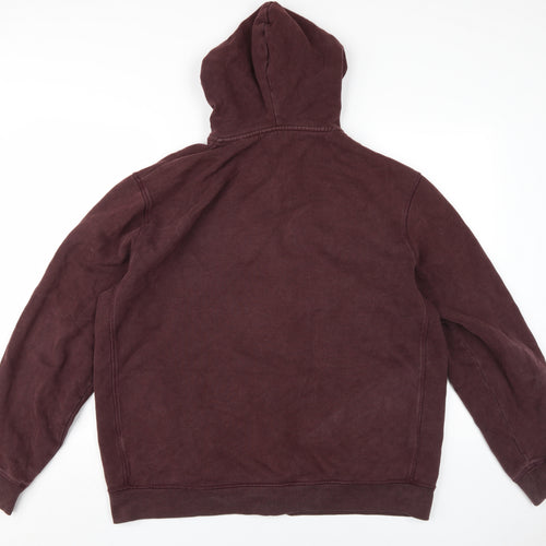 Next Men's Brown Full Zip Hoodie 2XL, Regular Fit