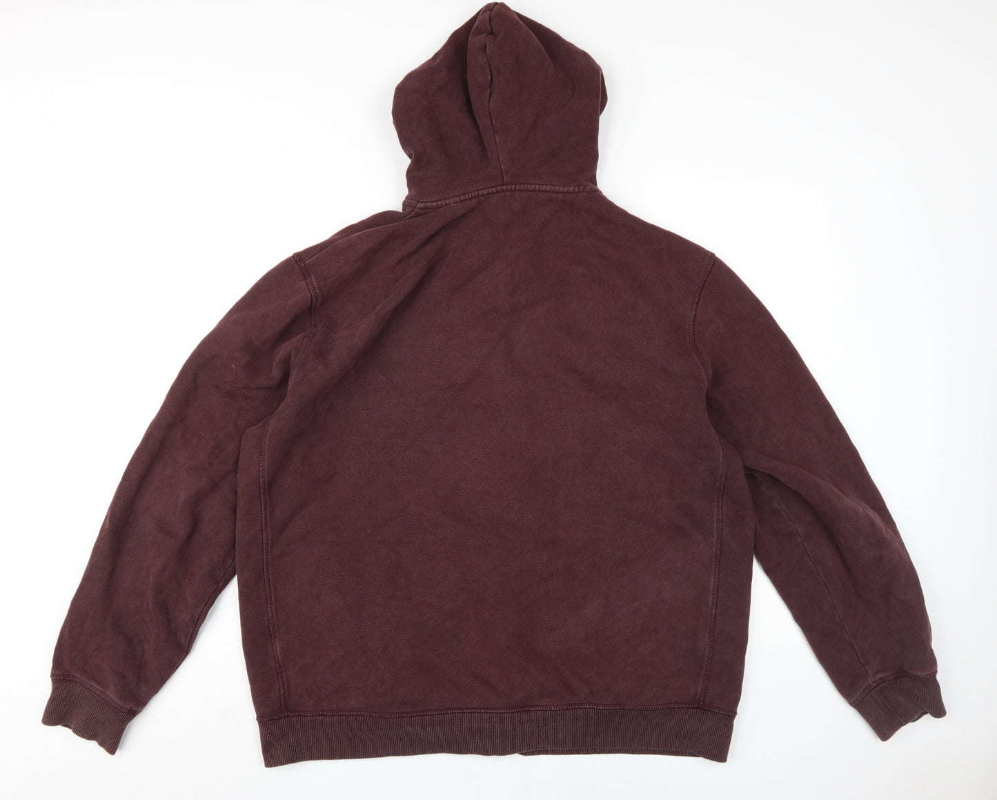 Next Men's Brown Full Zip Hoodie 2XL, Regular Fit