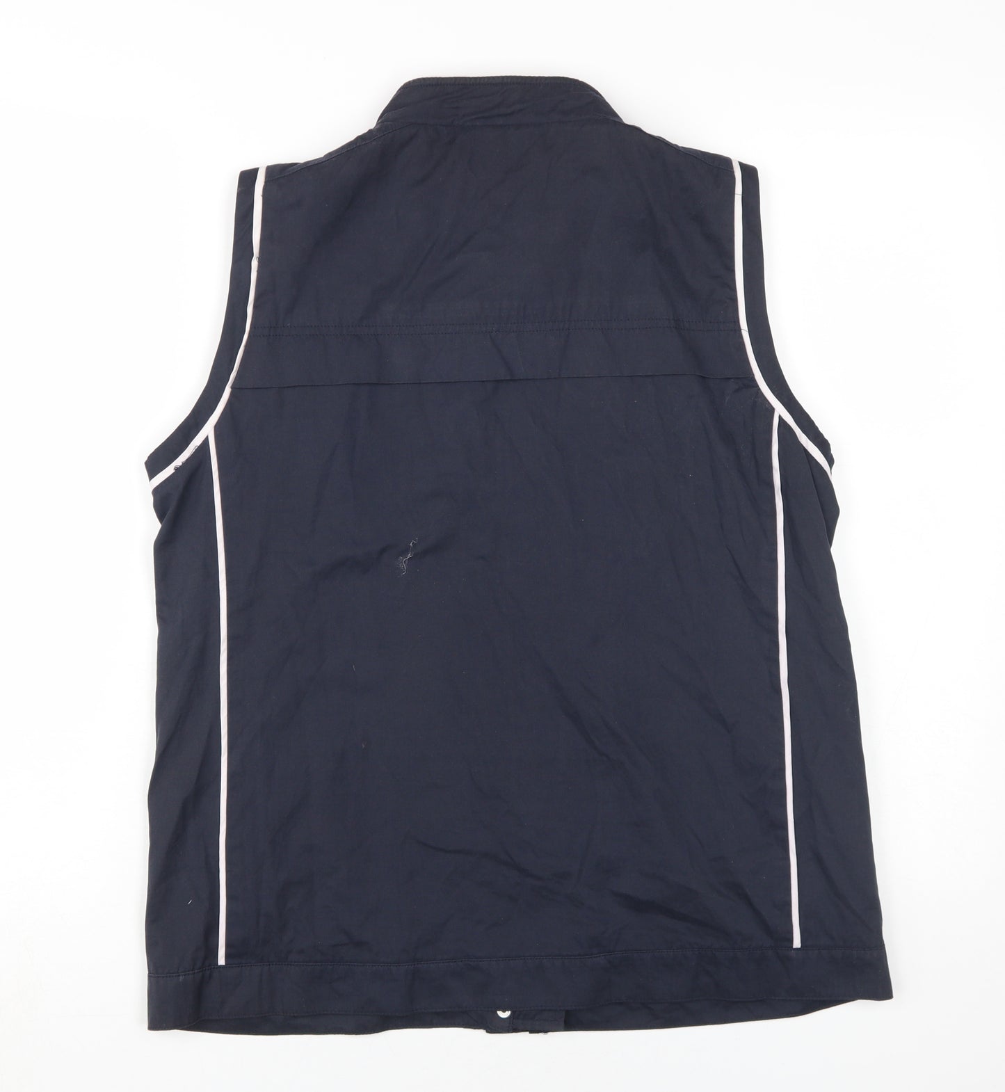 AliceCollins Women's Blue Sleeveless Waistcoat Size 14