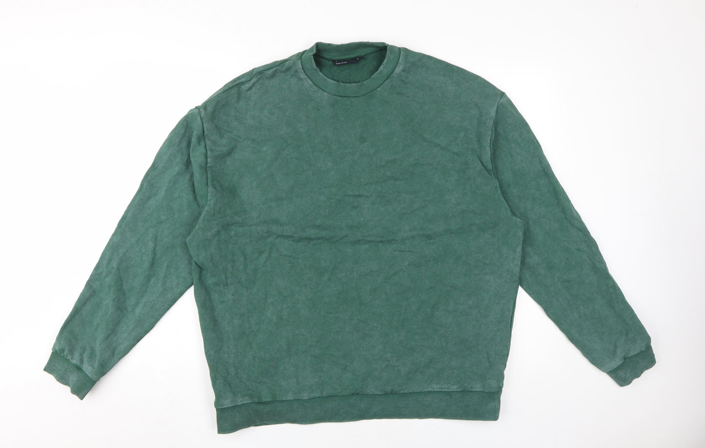 ASOS Men's Green Crew Neck Pullover Sweatshirt M