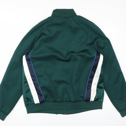 Topman Men's Green Bomber Jacket - Size L Casual
