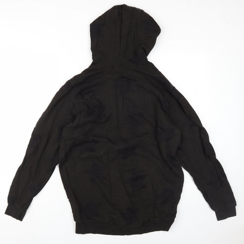 H&M Women's Black Full Zip Hoodie, Size Small, Cotton