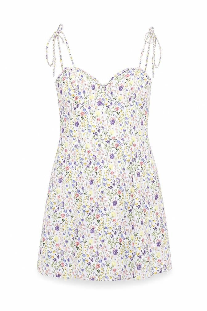 Front view of Wilfred Women's Floral Slip Dress, Multicoloured, size 8