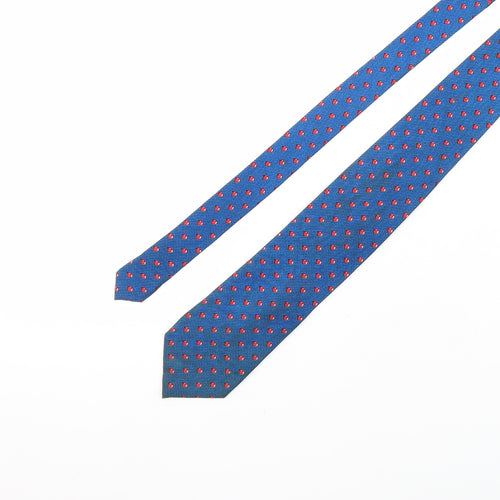Tie Rack Mens Blue Geometric Silk Tie