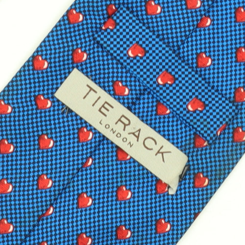 Tie Rack Mens Blue Geometric Silk Tie