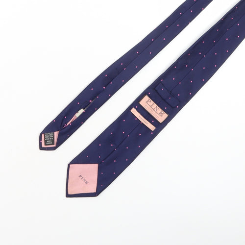 Thomas Pink Men's Blue Polka Dot Silk Tie