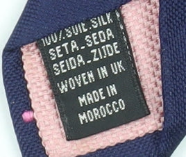 Thomas Pink Men's Blue Polka Dot Silk Tie