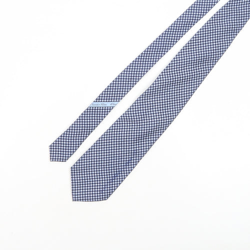 Tucci Men's Blue Silk Geometric Tie
