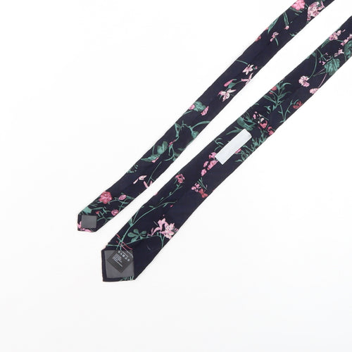 Red Herring Men's Floral Multicoloured Tie in Cotton Viscose
