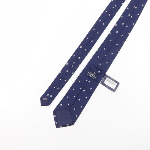 Charles Tyrwhitt Men's Blue Silk Tie