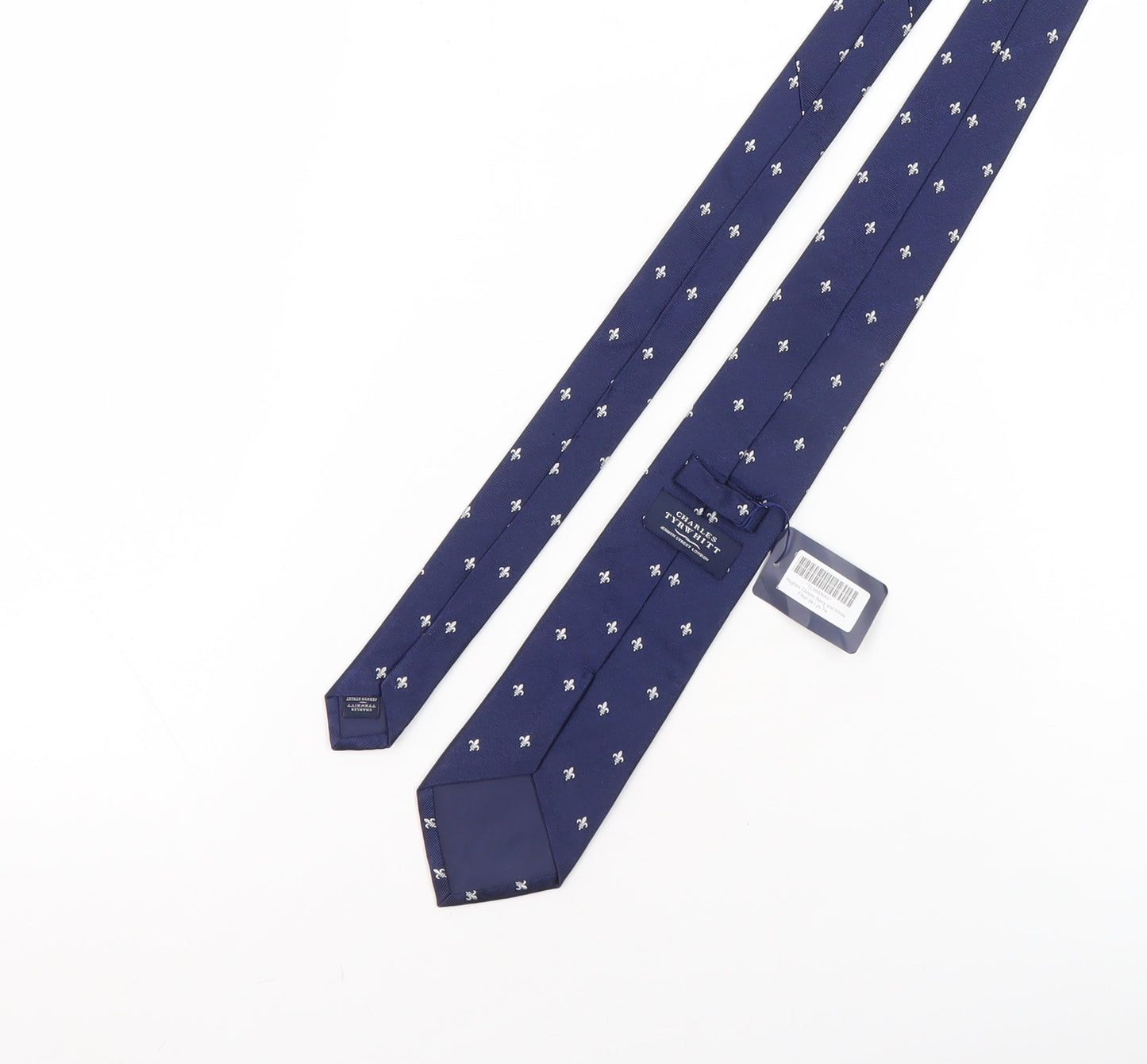 Charles Tyrwhitt Men's Blue Silk Tie