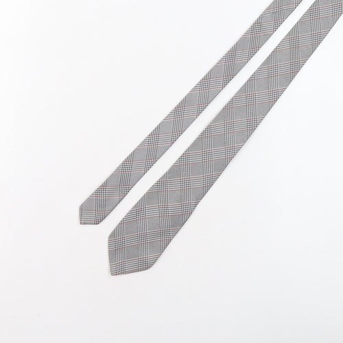 Baumler Men's Multicoloured Plaid Silk Tie