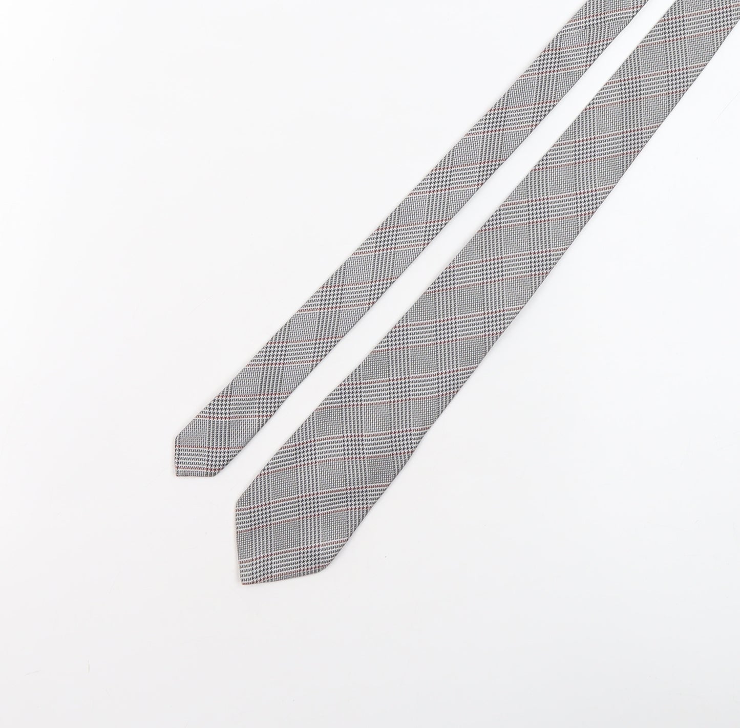 Baumler Men's Multicoloured Plaid Silk Tie