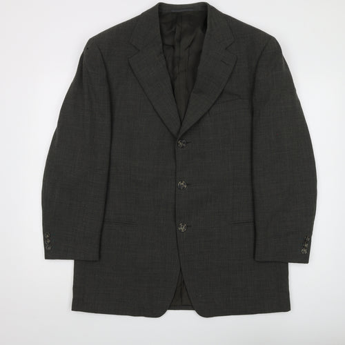 Ermenegildo Zegna Men's Grey Blazer, Size 42, Classic Formalwear