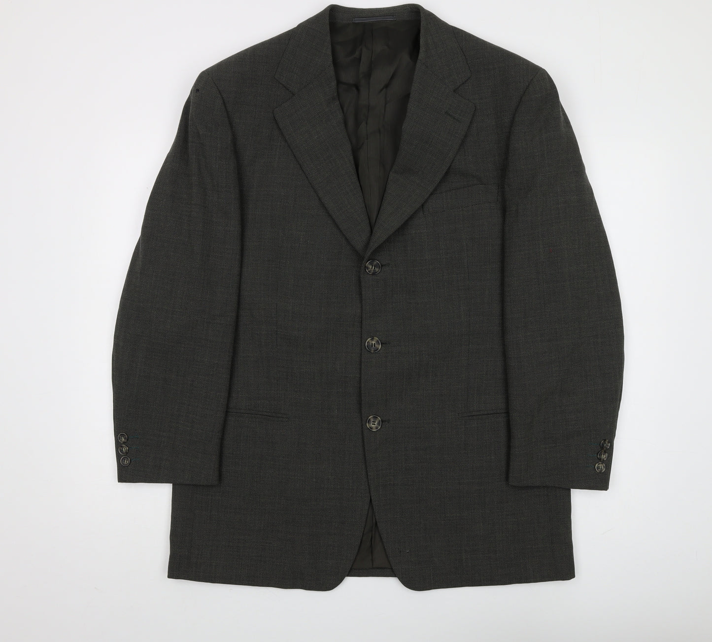 Ermenegildo Zegna Men's Grey Blazer, Size 42, Classic Formalwear