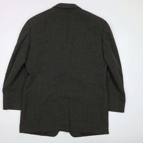 Ermenegildo Zegna Men's Grey Blazer, Size 42, Classic Formalwear
