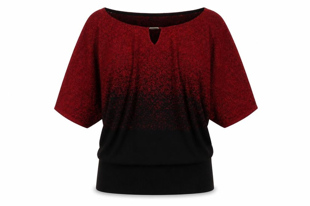 GNW Women's Red Boat Neck Jumper, Size S, Casual Chic