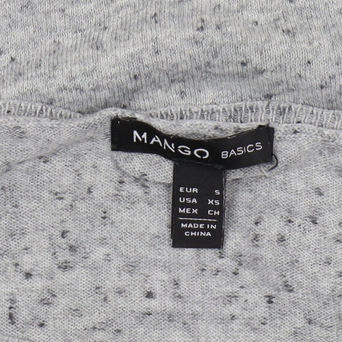 Mango Women's Grey Pullover  Jumper XS