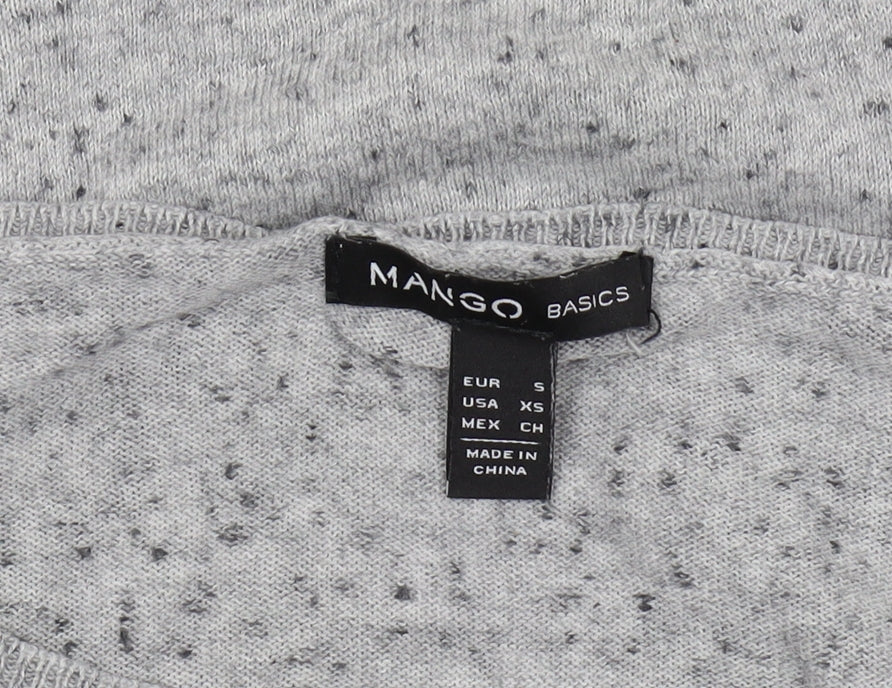 Mango Women's Grey Pullover  Jumper XS