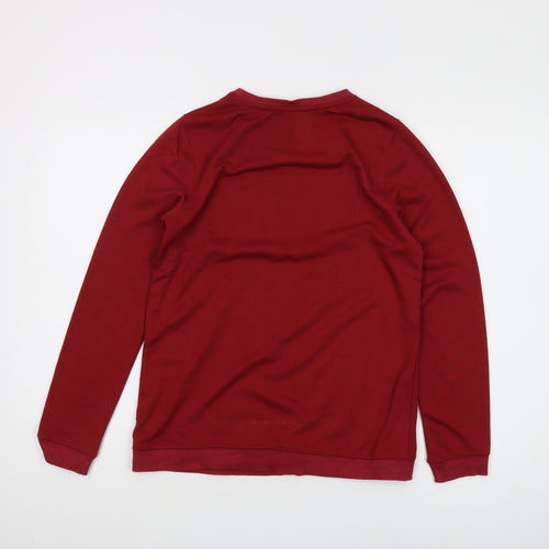 Metronaut Unisex Red Pullover Sweatshirt S