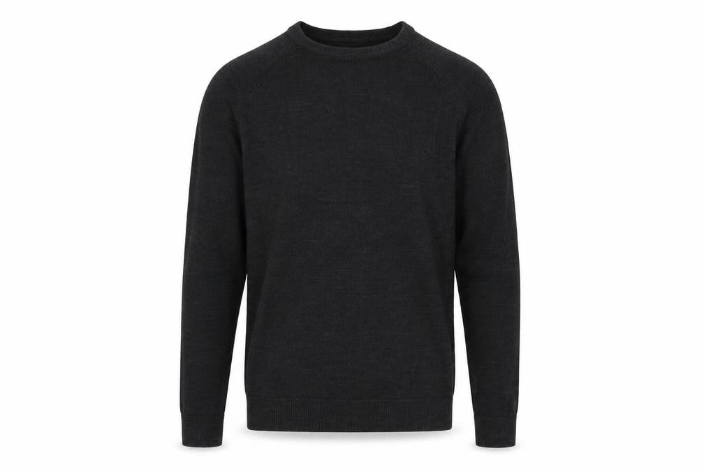 Front view of River Island Men's Black jumper M