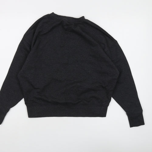 Next Petite Women's Black Pullover Sweatshirt XS