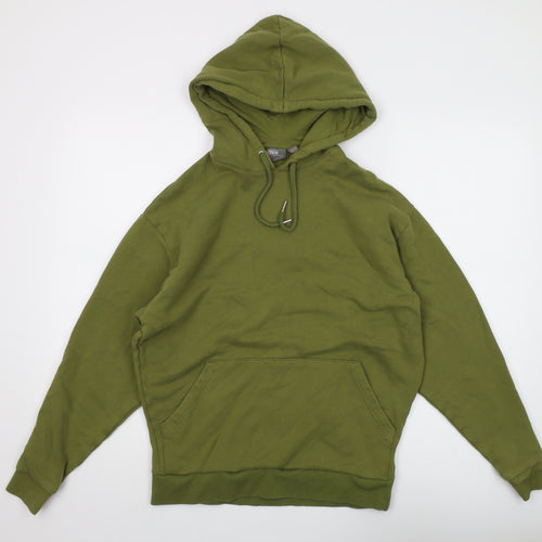 ASOS Men's Green Pullover Hoodie XS Fleece