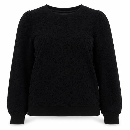 Dorothy Perkins Women's Black Animal Print Sweatshirt Size 14