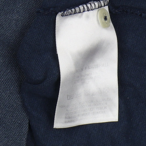 Franklin & Marshall Men's Blue Slim Fit Polo M