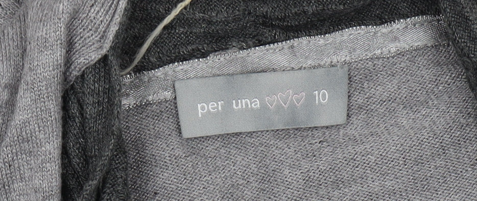 Per Una Women's Grey Cardigan Size 10 Regular