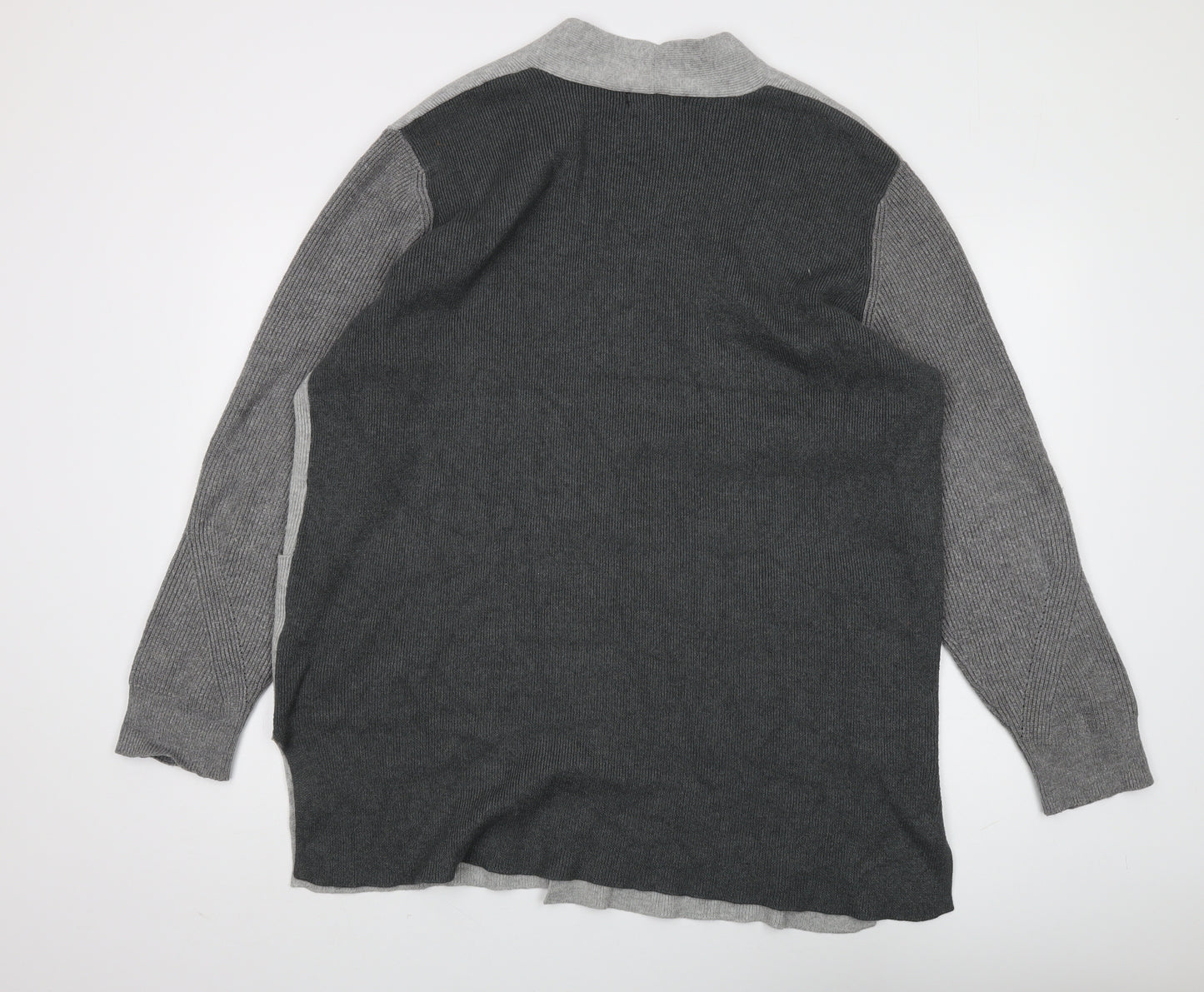 Marks and Spencer Women's Grey Cardigan Size 22