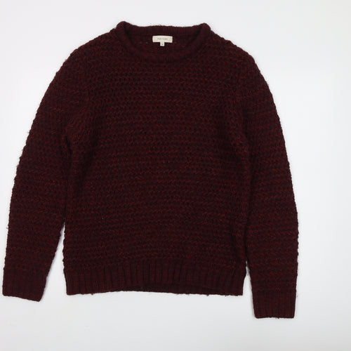 River Island Men's Red Pullover Jumper M