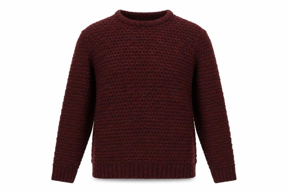 Front view of River Island Men's Red jumper M