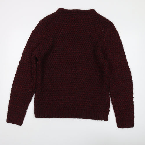 River Island Men's Red Pullover Jumper M