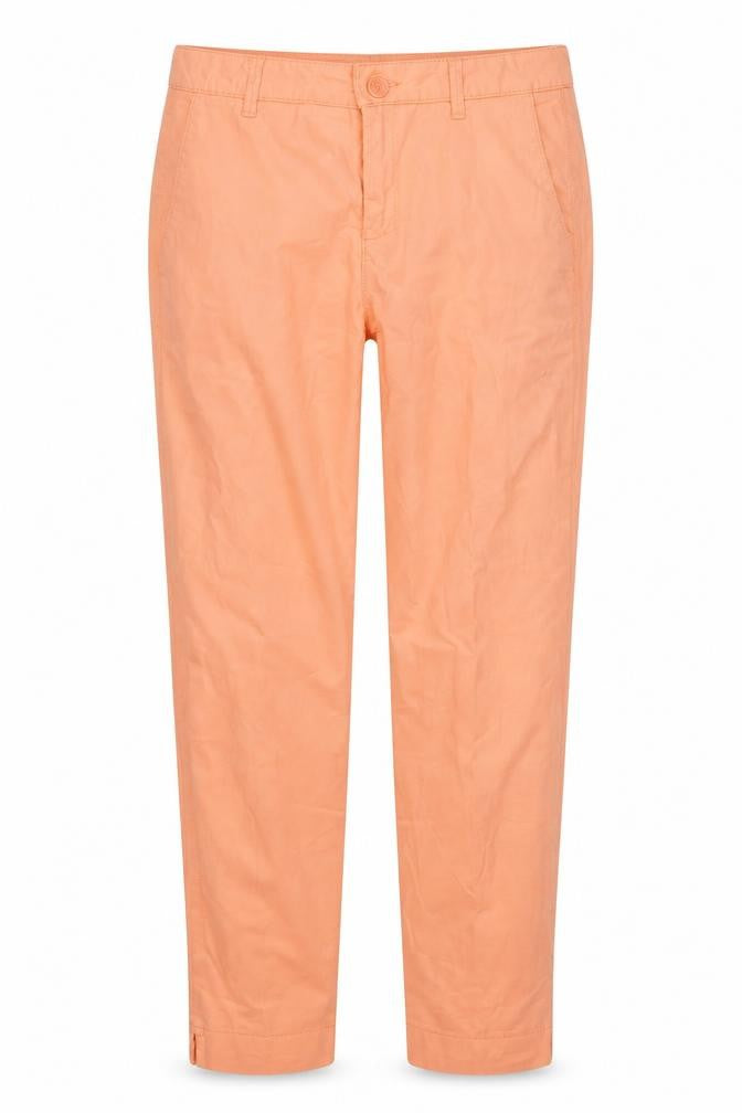 Front view of United Colors of Benetton Women's Orange Cotton Chino's, size 8