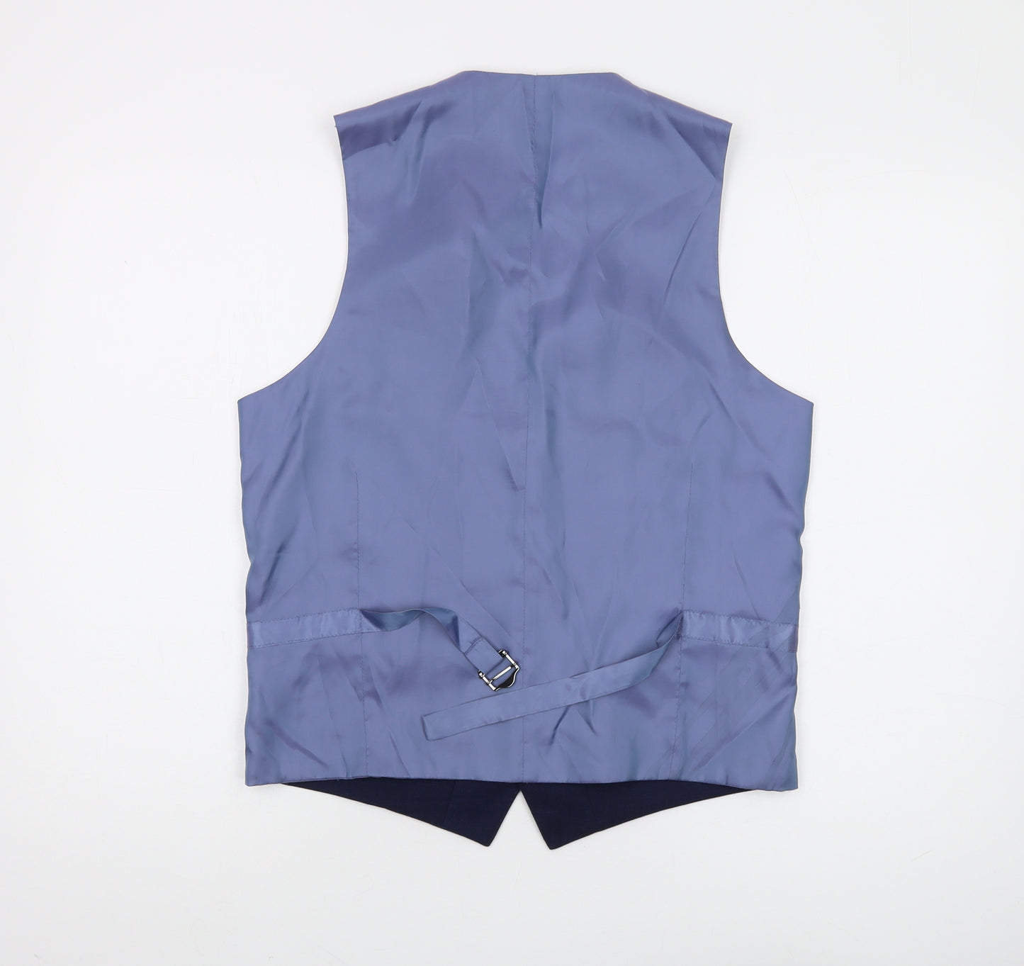 French Connection Men's Blue Slim Fit Waistcoat Size 38R