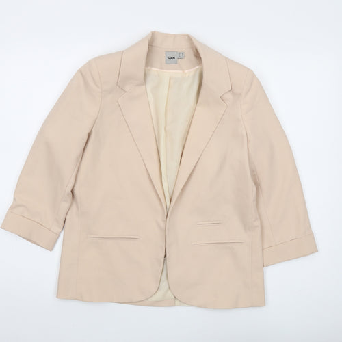 ASOS Women’s Beige Blazer Size 10 Regular 3/4 Sleeve