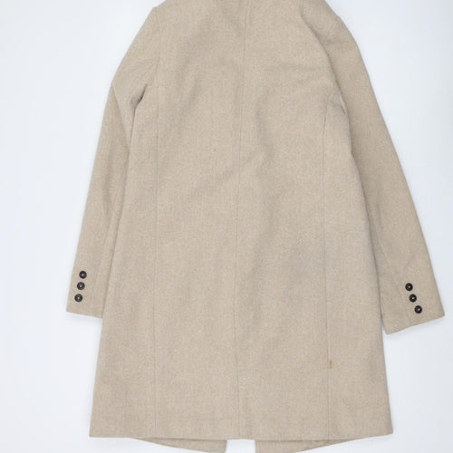 New Look Women's Beige Overcoat, Size 10, Casual & Formal