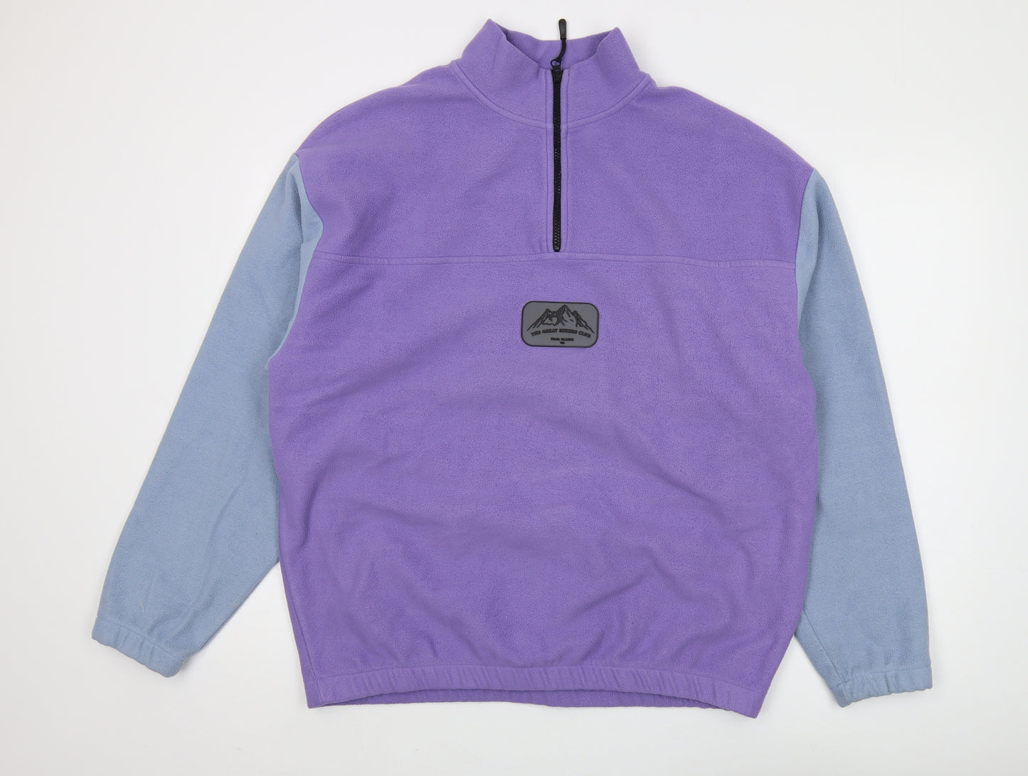 ASOS Design Unisex Purple Sweatshirt M Lightweight Fleece