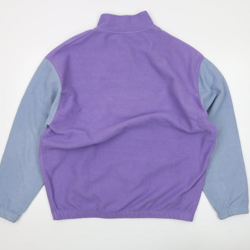 ASOS Design Unisex Purple Sweatshirt M Lightweight Fleece