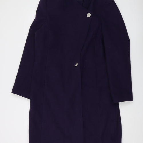 Marks and Spencer Women's Purple Long Overcoat Size 14